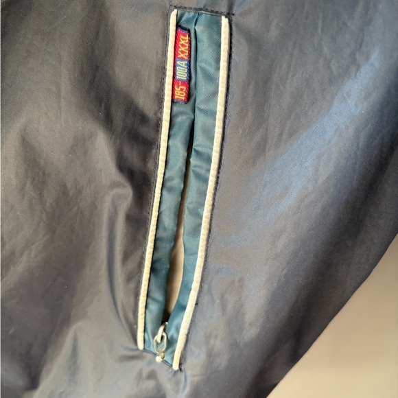 Vintage 90’s Adidas Men's size XL Black and Blue Jacket, full front zip - Picture 4 of 10